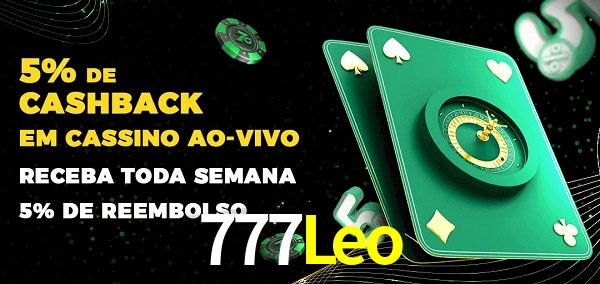 Promoções do cassino ao Vivo 777Leo